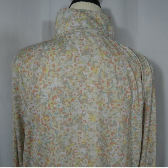 Gerry Women's XL Athletic Top 1/4 Zip Long Sleeves Stretchy Lightweight - Picture 4 of 9